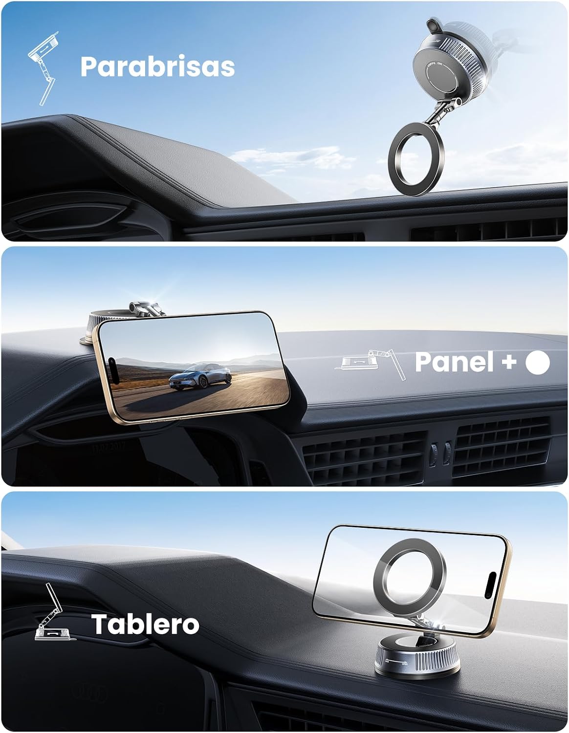 Soporte Magnético 360° para Celular en Auto - ENVIO GRATIS 🚚