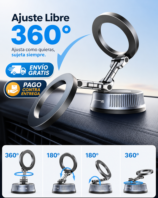 Soporte Magnético 360° para Celular en Auto - ENVIO GRATIS 🚚