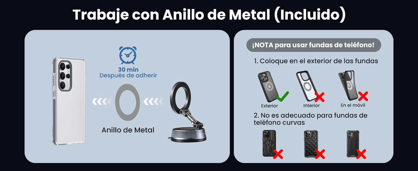Soporte Magnético 360° para Celular en Auto - ENVIO GRATIS 🚚